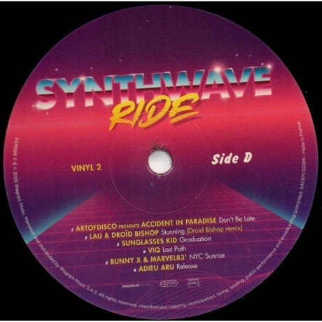 Variois Artists - Synthwave Ride (3596974765863) виниловая пластинка - фото 7