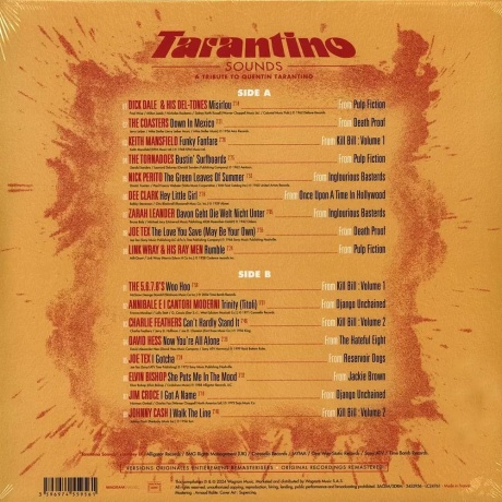 Various Artists - Tarantino Sounds (3596974559561) виниловая пластинка - фото 2