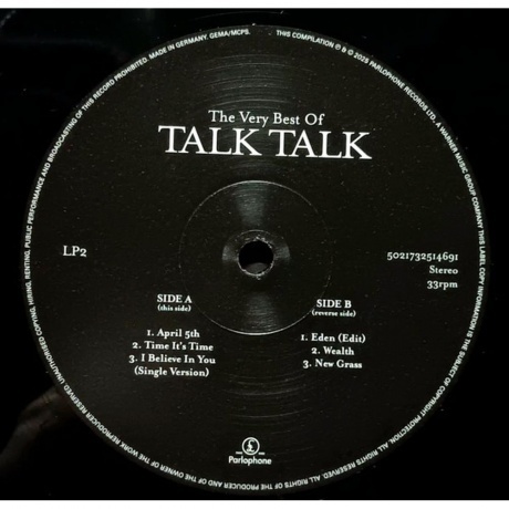 Talk Talk - The Very Best Of (5021732514691) виниловая пластинка - фото 8