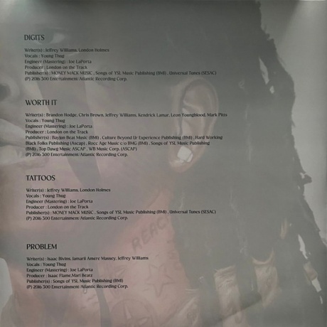 Young Thug - Slime Season 3 (0075678603044) виниловая пластинка - фото 3