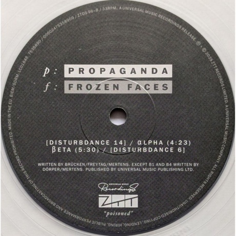 Propaganda - P:Machinery (coloured) (0602475358909) виниловая пластинка - фото 4