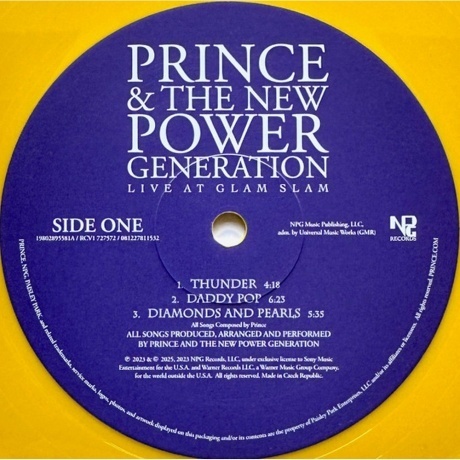 Prince - Live At Glam Slam (coloured) (0081227811532) виниловая пластинка - фото 7