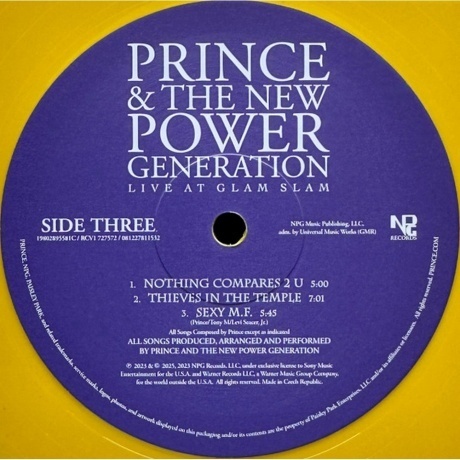 Prince - Live At Glam Slam (coloured) (0081227811532) виниловая пластинка - фото 9
