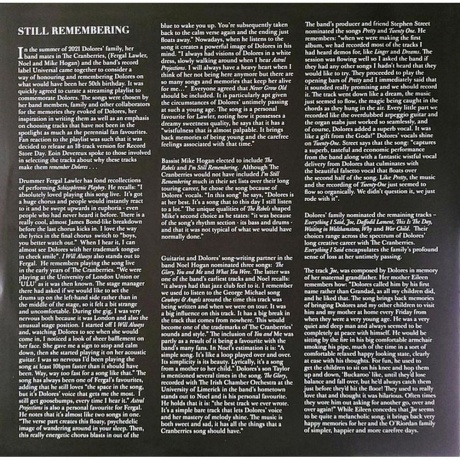 The Cranberries - Remembering Dolores (0602445248452) виниловая пластинка - фото 9