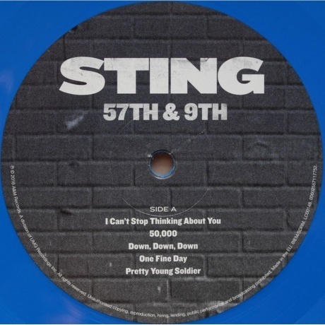Sting - 57Th &amp; 9Th (coloured) (0602557117752) виниловая пластинка - фото 4