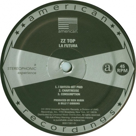 ZZ Top - La Futura (0602537141142) виниловая пластинка - фото 4