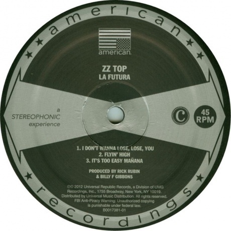 ZZ Top - La Futura (0602537141142) виниловая пластинка - фото 6