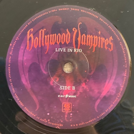 Hollywood Vampires - Live In Rio (4029759184829) виниловая пластинка - фото 5