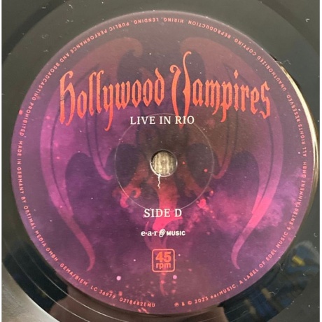 Hollywood Vampires - Live In Rio (4029759184829) виниловая пластинка - фото 7