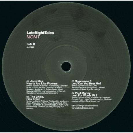MGMT - Late Night Tales (8801571172606) виниловая пластинка - фото 6