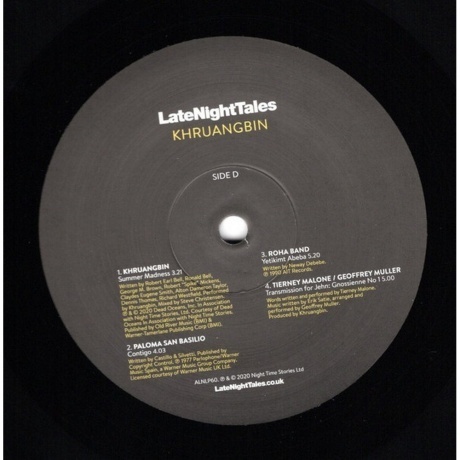 Khruangbin - Late Night Tales (5060391093185) виниловая пластинка - фото 6