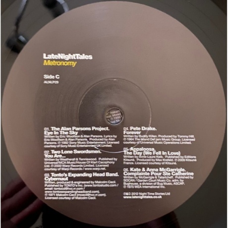 Metronomy - Late Night Tales (5099997371519) виниловая пластинка - фото 7