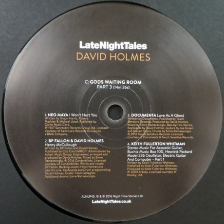 David Holmes - Late Night Tales (5060391090993) виниловая пластинка - фото 4
