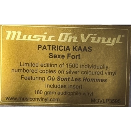 Patricia Kaas - Sexe Fort (coloured) (8719262038653) виниловая пластинка - фото 2