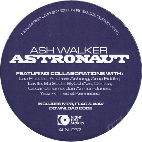Ash Walker - Astronaut (coloured) (5060391094410) виниловая пластинка - фото 5
