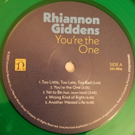 Rhiannon Giddens - You're The One (coloured) (0075597904093) виниловая пластинка - фото 4
