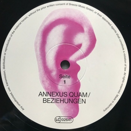 Annexus Quam - Beziehungen (4059251581475) виниловая пластинка - фото 3