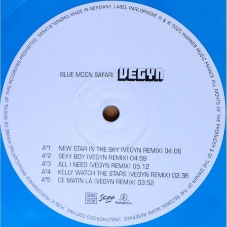 Vegyn - Blue Moon Safari (coloured) (5054197899683) виниловая пластинка - фото 9