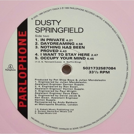 Dusty Springfield - Reputation (coloured) (5021732587084) виниловая пластинка - фото 5