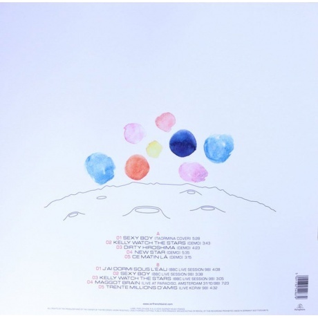 Air - Moon Safari: Live &amp; Demos (coloured) (5021732549679) виниловая пластинка - фото 3