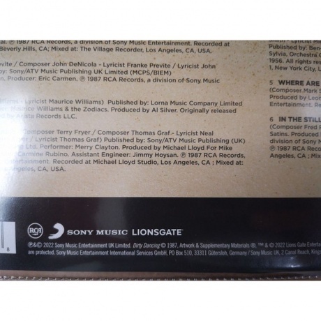 OST - Dirty Dancing (Various Artists) (picture) (0196587192518) виниловая пластинка - фото 7