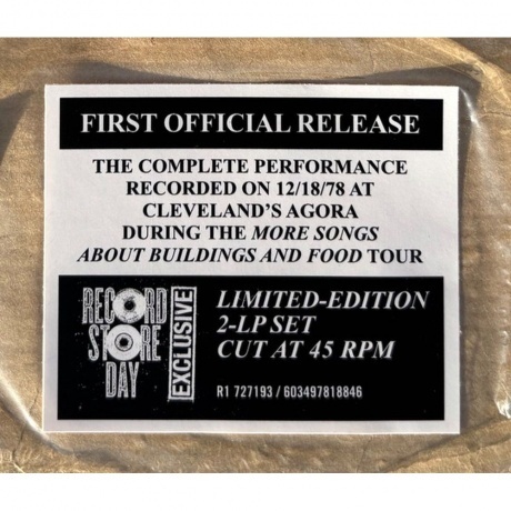 Talking Heads - Live On Tour '78 (0603497818846) виниловая пластинка - фото 7