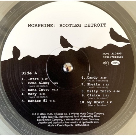 Morphine - Bootleg Detroit (coloured) (0603497818686) виниловая пластинка - фото 3