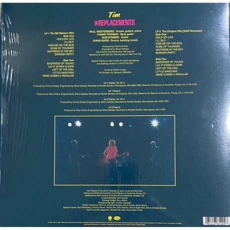 The Replacements - Tim (coloured) (0081227812096) виниловая пластинка - фото 2