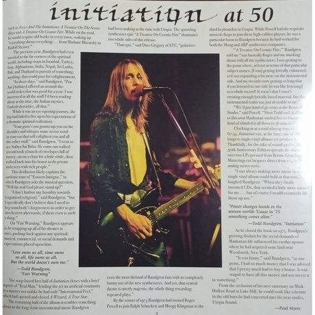 Todd Rundgren - Initiation (coloured) (0603497818969) виниловая пластинка - фото 5