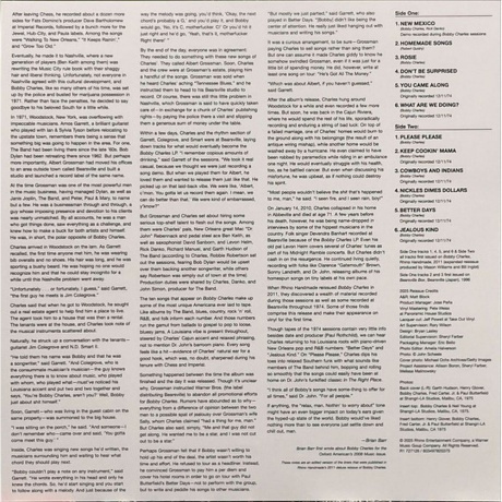 Bobby Charles - Bearsville Studio Sessions (0603497820375) виниловая пластинка - фото 6