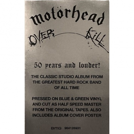 Motorhead - Overkill (coloured) (4099964126938) виниловая пластинка - фото 10