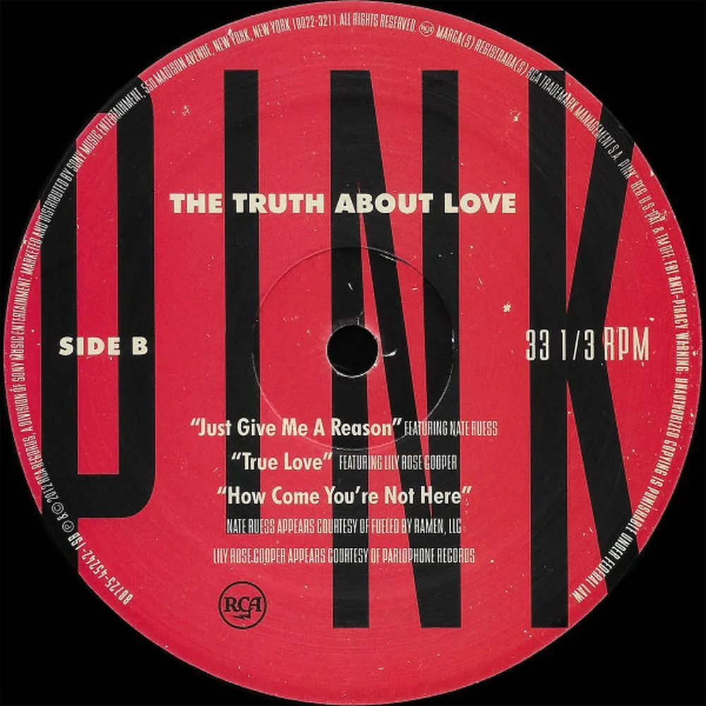 Pink - The Truth About Love (0887254524212) виниловая пластинка - фото 4