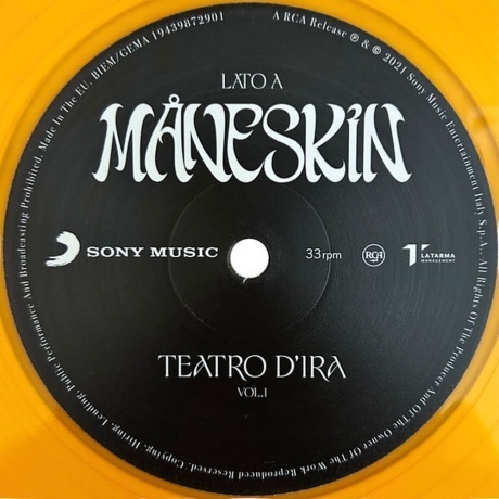 Maneskin - Teatro D'Ira (coloured) (0194398729015) виниловая пластинка - фото 3