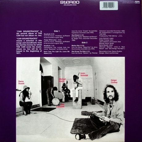 Can - Soundtracks (4015887000513) виниловая пластинка - фото 3