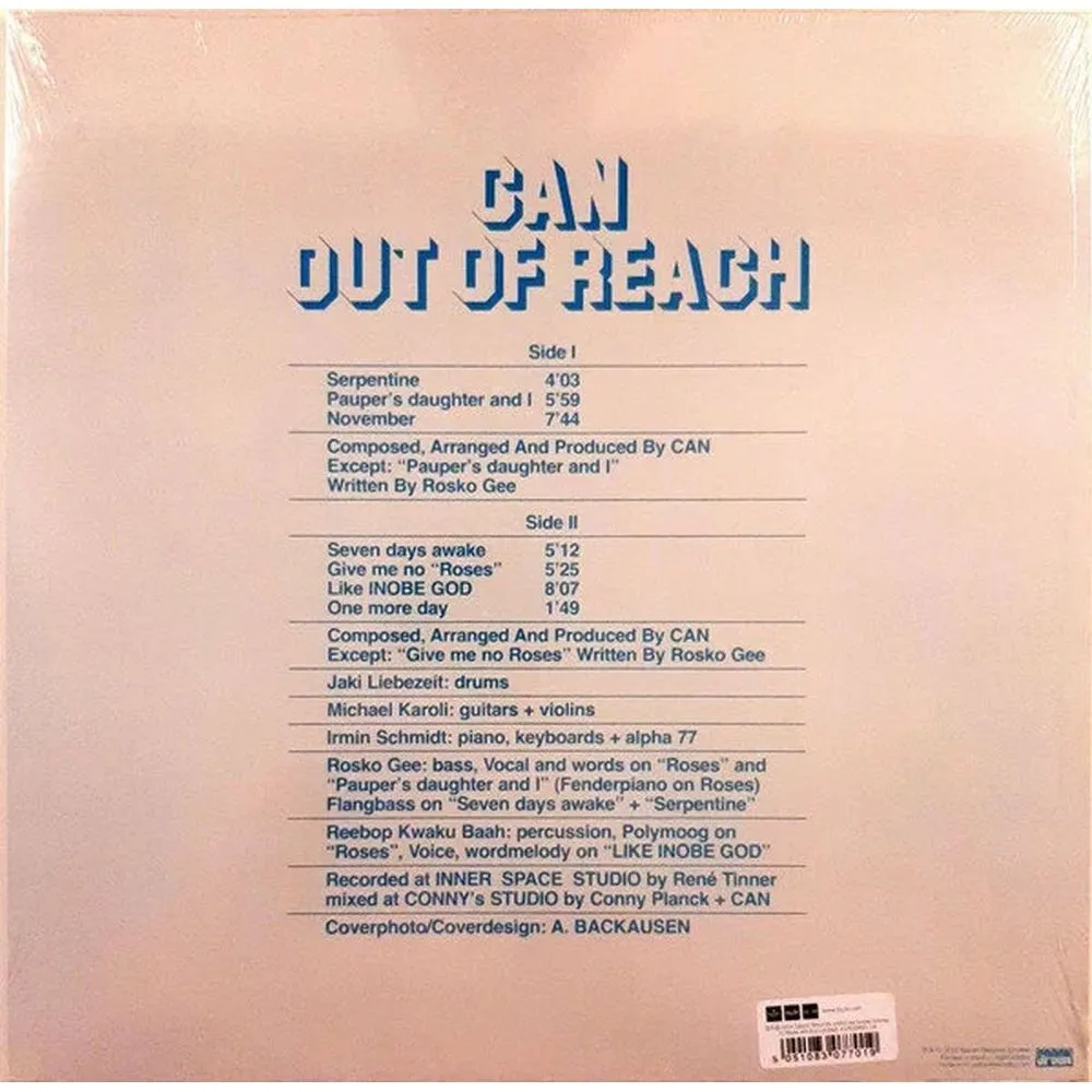 Can - Out Of Reach (4015887005112) виниловая пластинка - фото 2