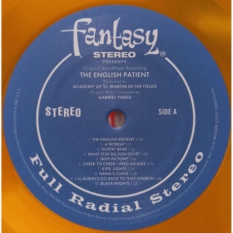 OST - English Patient (Gabriel Yared) (coloured) (0888072557918) виниловая пластинка - фото 3