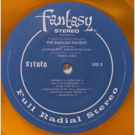 OST - English Patient (Gabriel Yared) (coloured) (0888072557918) виниловая пластинка - фото 4