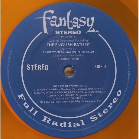 OST - English Patient (Gabriel Yared) (coloured) (0888072557918) виниловая пластинка - фото 6