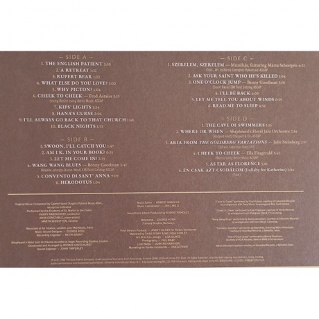 OST - English Patient (Gabriel Yared) (coloured) (0888072557918) виниловая пластинка - фото 10