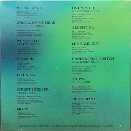 Gunna - Wunna (coloured) (0075678602412) виниловая пластинка - фото 3