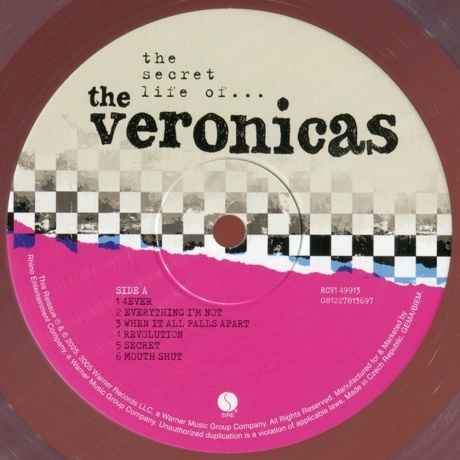 The Veronicas - The Secret Life Of…(coloured) (0081227813697) виниловая пластинка - фото 4