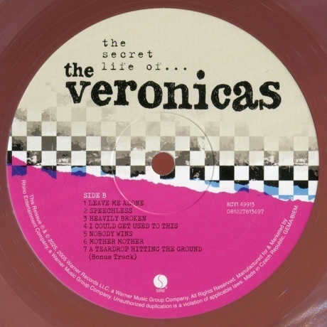 The Veronicas - The Secret Life Of…(coloured) (0081227813697) виниловая пластинка - фото 6