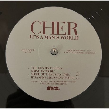 Cher - It's A Man's World (5054197519697) виниловая пластинка - фото 10