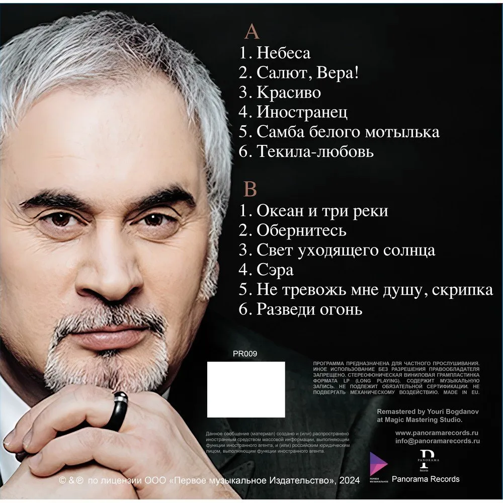 Валерий Меладзе - Лучшие песни (4620032917945) виниловая пластинка - фото 2