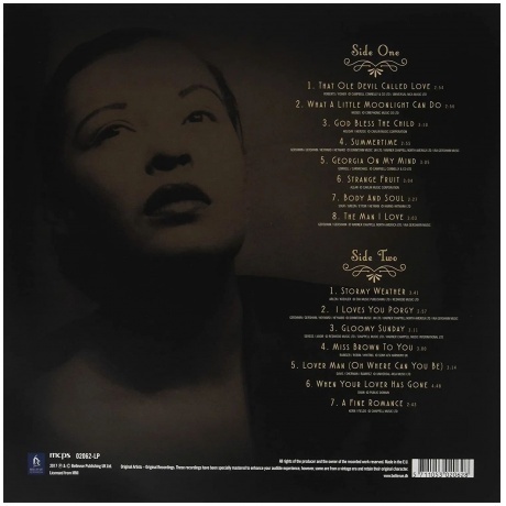 Billie Holiday - Lady Day (5711053020628) виниловая пластинка - фото 2
