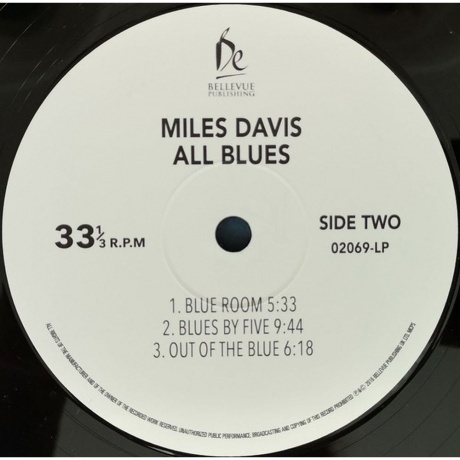 Miles Davis - All Blues (5711053020697) виниловая пластинка - фото 6
