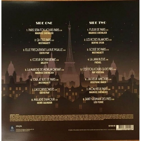 Various Artists - Cafе De Paris (5711053021007) виниловая пластинка - фото 2
