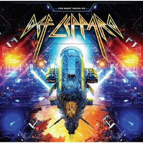 Many Faces Of - Def Leppard (Transparent Orange & Blue) (7798093...