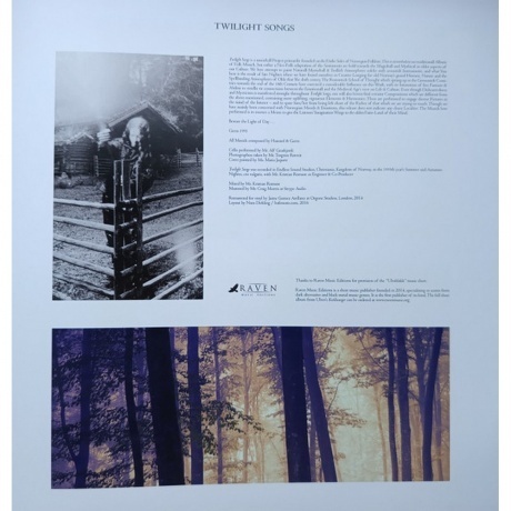 Ulver - Kveldssanger (Transparent Petrol Green) (0196588618819) виниловая пластинка - фото 14