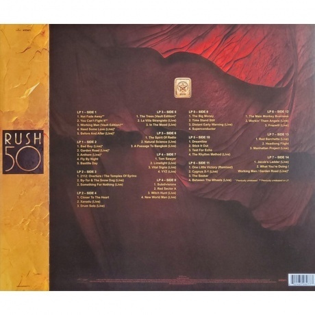 Rush - Rush 50 (Deluxe Box Set) (0602465262773) виниловая пластинка - фото 3